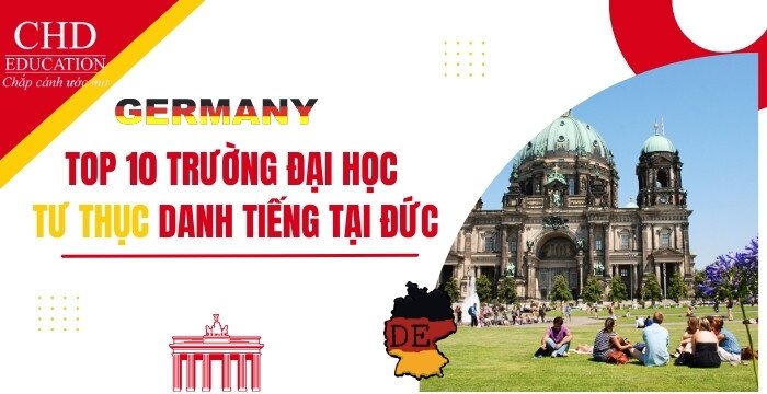 TOP 10 TRƯỜNG ĐẠI HỌC TƯ HÀNG ĐẦU TẠI ĐỨC - DU HỌC ĐỨC TẠI CÁC TRƯỜNG TƯ THỤC