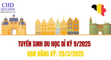 TUYỂN SINH DU HỌC BỈ KỲ THÁNG 9/2025 - CƠ HỘI VÀNG CHO TƯƠNG LAI CỦA BẠN