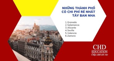 NHỮNG THÀNH PHỐ CÓ CHI PHÍ SINH HOẠT RẺ NHẤT TÂY BAN NHA CHO DU HỌC SINH VIỆT