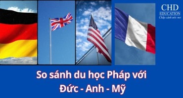 So sánh du học Pháp với Đức, Anh và Mỹ