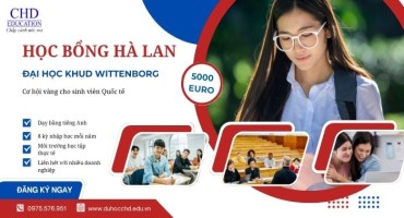 HỌC BỔNG DU HỌC HÀ LAN TỪ 5.000 EURO CỦA ĐẠI HỌC KHUD WITTENBORG: CƠ HỘI VÀNG CHO SINH VIÊN QUỐC TẾ