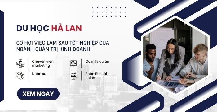 DU HỌC HÀ LAN: CƠ HỘI VIỆC LÀM SAU TỐT NGHIỆP CỦA NGÀNH QUẢN TRỊ KINH DOANH