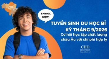 TUYỂN SINH DU HỌC BỈ KỲ THÁNG 9/2026 - CƠ HỘI HỌC TẬP CHẤT LƯỢNG CHÂU ÂU VỚI CHI PHÍ HỢP LÝ