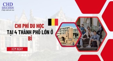 TẤT TẦN TẬT CHI PHÍ DU HỌC TẠI 4 THÀNH PHỐ LỚN Ở BỈ (2025)