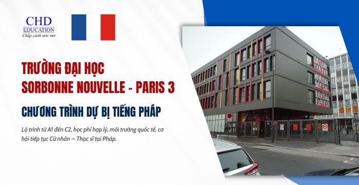 CHƯƠNG TRÌNH DỰ BỊ TIẾNG PHÁP TẠI ĐẠI HỌC SORBONNE NOUVELLE - PARIS 3