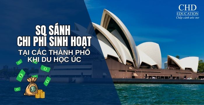 So sánh chi phí sinh hoạt tại các thành phố khi du học Úc