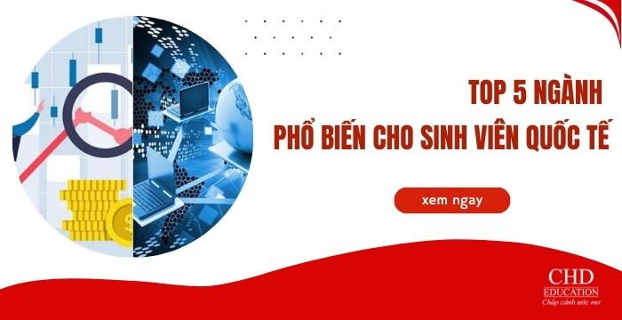 TOP 5 NGÀNH HỌC PHỔ BIẾN NHẤT CHO SINH VIÊN QUỐC TẾ