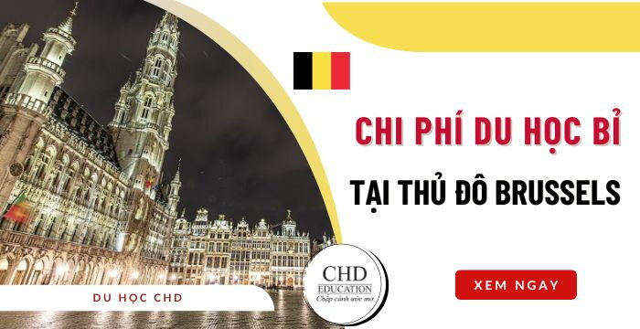 CHI PHÍ DU HỌC BỈ TẠI BRUSSELS 2025: HỌC PHÍ, SINH HOẠT, NHÀ Ở CHI TIẾT