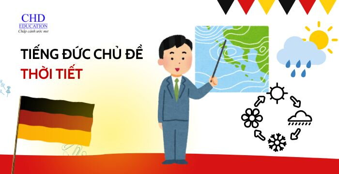 TIẾNG ĐỨC CHỦ ĐỀ THỜI TIẾT - TỪ VỰNG VÀ MẪU CÂU GIAO TIẾP HỮU ÍCH