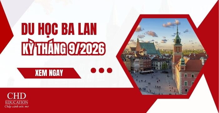 DU HỌC BA LAN KỲ THÁNG 9 NĂM 2026