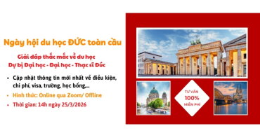 NGÀY HỘI DU HỌC ĐỨC TOÀN CẦU THÁNG 3 TẠI CHD CHUYÊN ĐẠI HỌC - THẠC SĨ ĐỨC