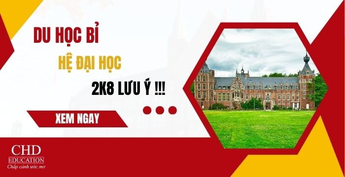 Du học Bỉ hệ đại học 2026: Điều kiện dành cho học sinh 2k8 chi tiết nhất