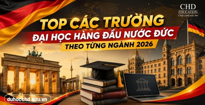 TOP CÁC TRƯỜNG ĐẠI HỌC HÀNG ĐẦU NƯỚC ĐỨC THEO TỪNG NGÀNH