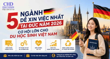 5 NGÀNH DỄ XIN VIỆC NHẤT TẠI ĐỨC NĂM 2026: CƠ HỘI LỚN CHO DU HỌC SINH VIỆT NAM