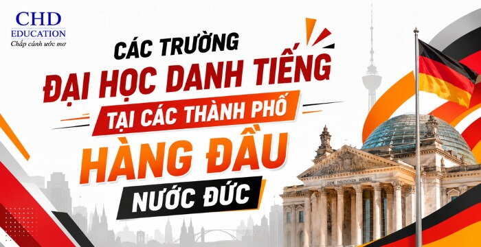 CÁC TRƯỜNG ĐẠI HỌC DANH TIẾNG TẠI CÁC THÀNH PHỐ HÀNG ĐẦU NƯỚC ĐỨC