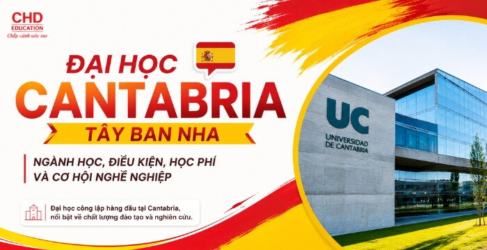 ĐẠI HỌC CANTABRIA TÂY BAN NHA: NGÀNH HỌC, ĐIỀU KIỆN, HỌC PHÍ VÀ CƠ HỘI NGHỀ NGHIỆP