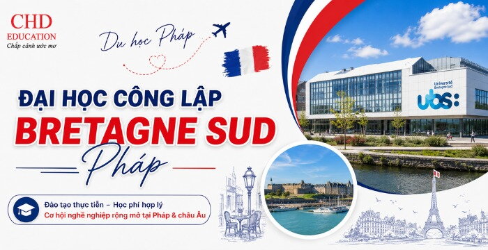 ĐẠI HỌC CÔNG LẬP BRETAGNE SUD PHÁP – LỰA CHỌN CHẤT LƯỢNG VỚI CHI PHÍ HỢP LÝ