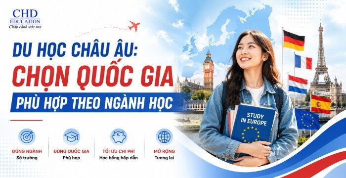DU HỌC CHÂU ÂU: CHỌN QUỐC GIA PHÙ HỢP THEO NGÀNH HỌC
