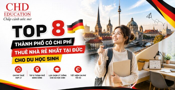 TOP 8 THÀNH PHỐ CÓ CHI PHÍ THUÊ NHÀ RẺ NHẤT TẠI ĐỨC CHO DU HỌC SINH