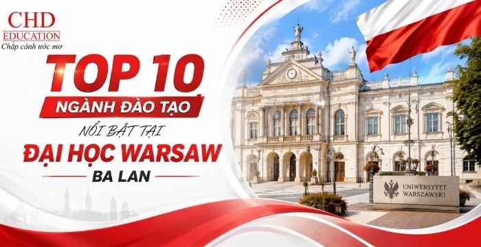 TOP 10 NGÀNH ĐÀO TẠO NỔI BẬT TẠI ĐẠI HỌC WARSAW BA LAN