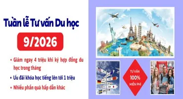 TUẦN LỄ TƯ VẤN DU HỌC THÁNG 9/2026 TẠI CHD - HƯỚNG ĐI “CHƯA BAO GIỜ LỖI MỐT” CHO HỌC SINH, SINH VIÊN VIỆT NAM