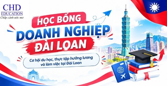 HỌC BỔNG DOANH NGHIỆP ĐÀI LOAN: CƠ HỘI DU HỌC, THỰC TẬP HƯỞNG LƯƠNG VÀ LÀM VIỆC TẠI ĐÀI LOAN