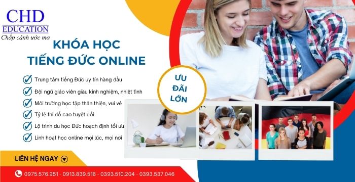 Khóa Học Tiếng Đức Online CHD