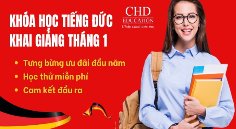 KHAI GIẢNG CÁC LỚP TIẾNG ĐỨC ONLINE & OFFLINE THÁNG 1/2025 - VOUCHER LÊN TỚI 3 TRIỆU ĐỒNG