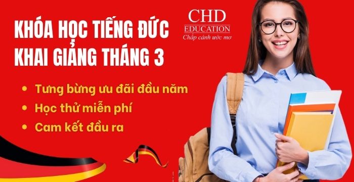 KHAI GIẢNG CÁC LỚP TIẾNG ĐỨC ONLINE & OFFLINE THÁNG 3/2025 - VOUCHER LÊN TỚI 3 TRIỆU ĐỒNG