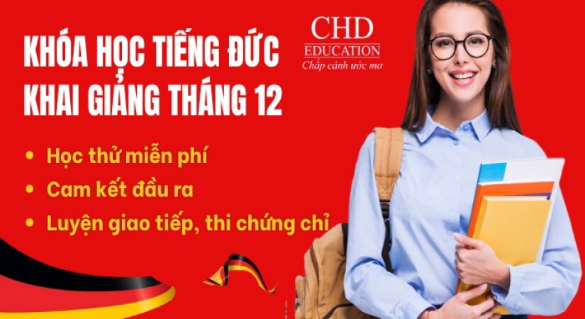 KHAI GIẢNG CÁC LỚP TIẾNG ĐỨC ONLINE & OFFLINE THÁNG 12/2025 - VOUCHER LÊN TỚI 3 TRIỆU ĐỒNG