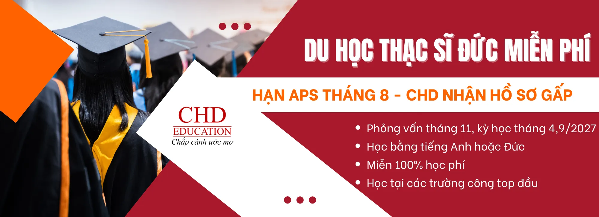 Đăng ký học thạc sĩ Đức miễn phí cùng CHD - Tư vấn miễn phí - Luyện phỏng vấn APS