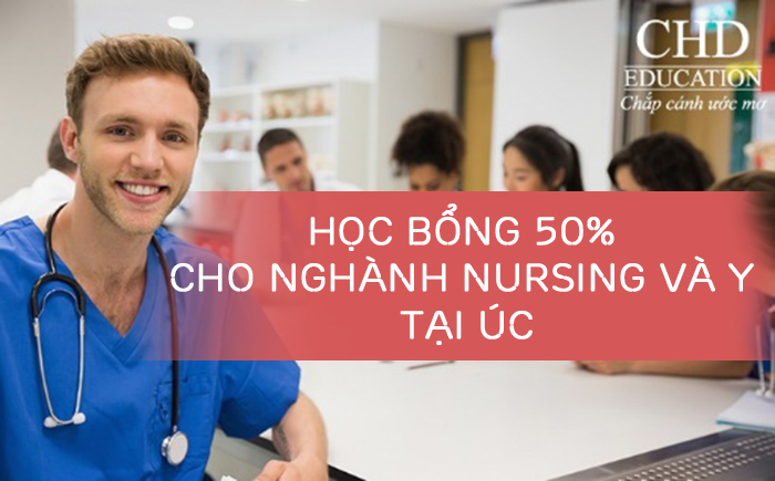 Học bổng 50% cho nghành Nursing và Y tại Úc