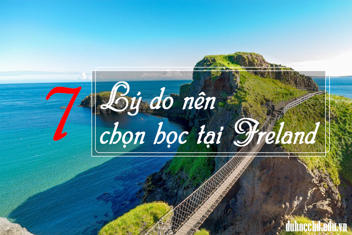 7 Lý do nên chọn học tại Ireland