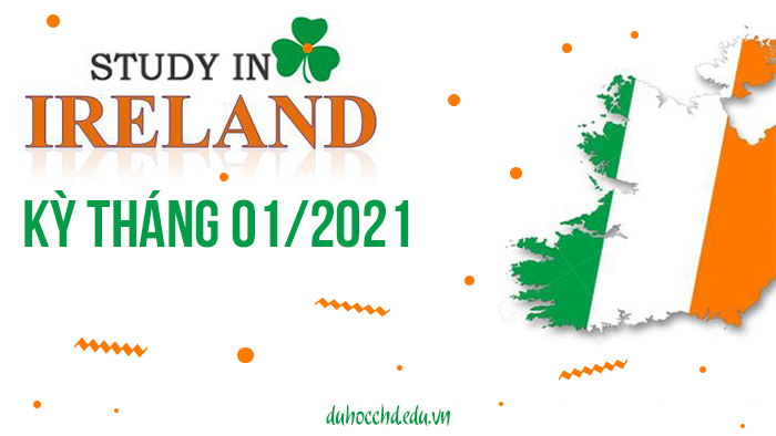 Tuyển sinh du học Ireland kỳ tháng 01/2021
