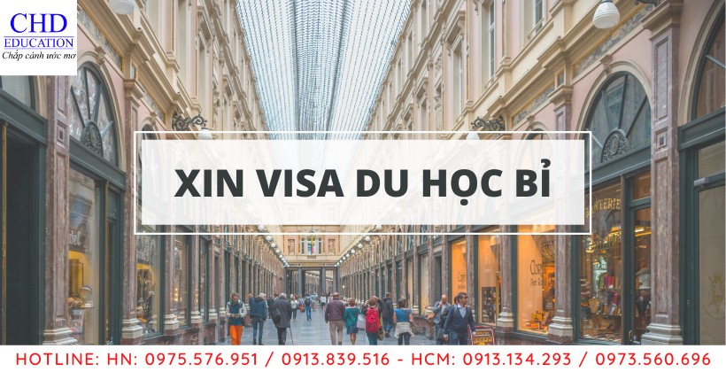 xin visa du học bỉ