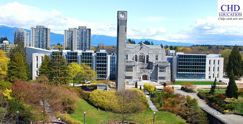 du học canada chd, đại học british columbia UCB, top 5 trường đại học tại vancouver