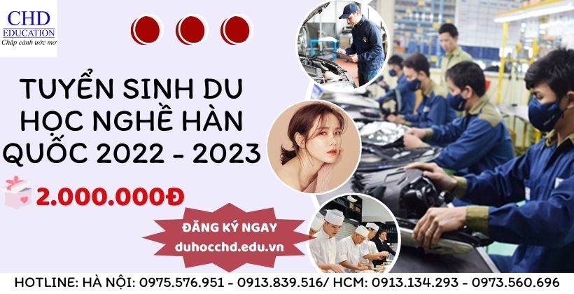 du học nghề hàn quốc, tuyển sinh du học nghề hàn quốc