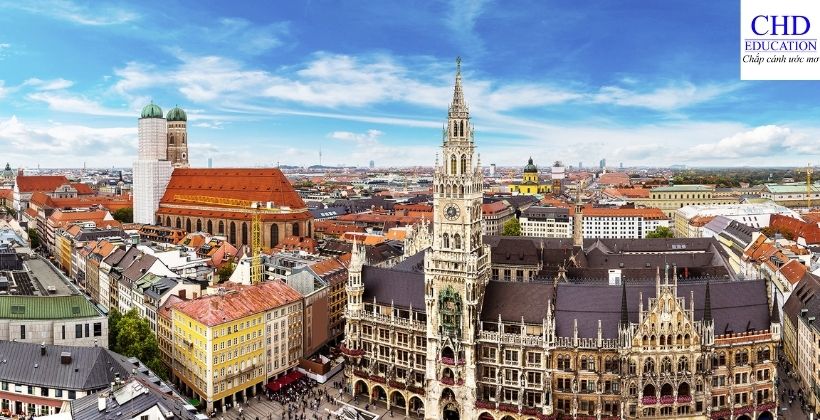 Thành phố Munich - top 10 thành phố tốt nhất để du học Đức