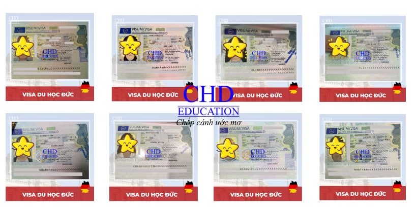 Visa du học Đức của học viên CHD