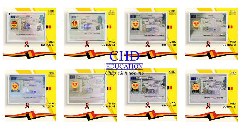 Visa du học Bỉ của học viên CHD