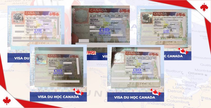 Visa du học Canada của học viên CHD