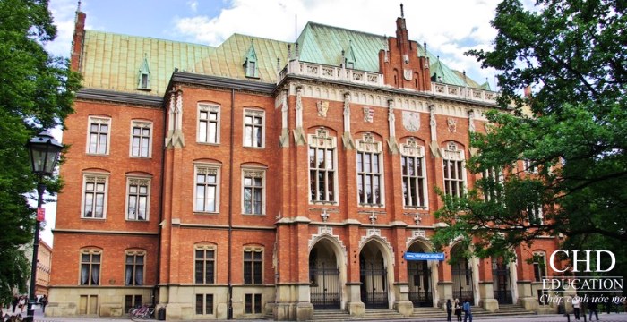 Đại học Jagiellonian ở thành phố krakow ba lan