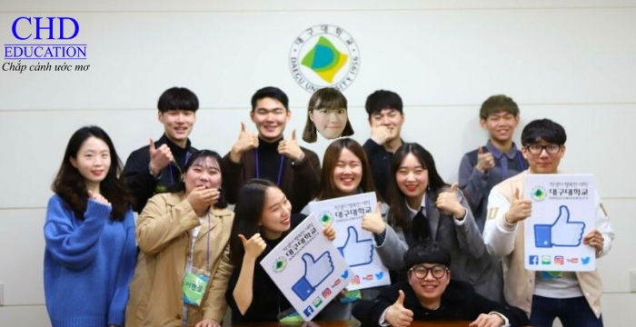 sinh viên tại trường đại học daegu hàn quốc