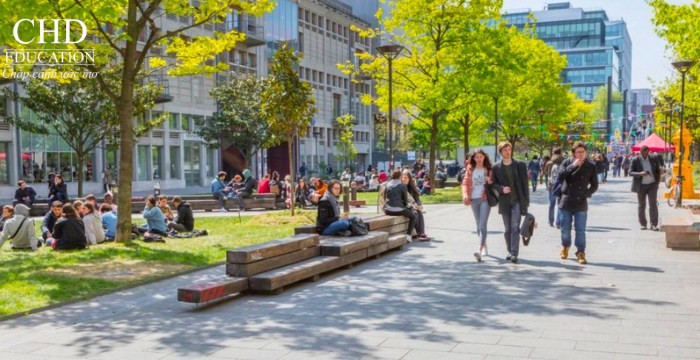 sinh viên tại Đại học Paris Cité