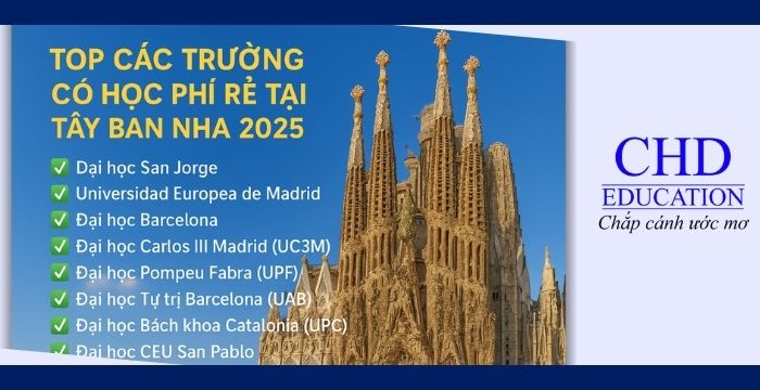  trường đại học có học phí rẻ tại Tây Ban Nha