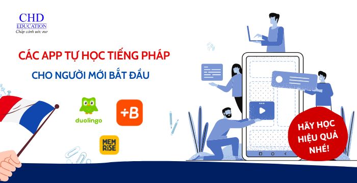 Các app tự học tiếng pháp