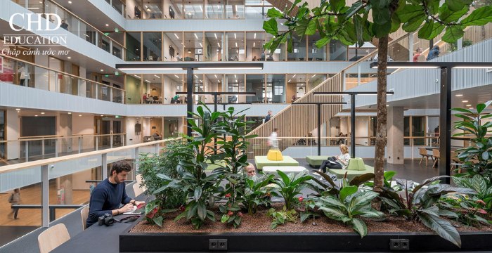 cơ sở vật chất của trường KHUD Rotterdam