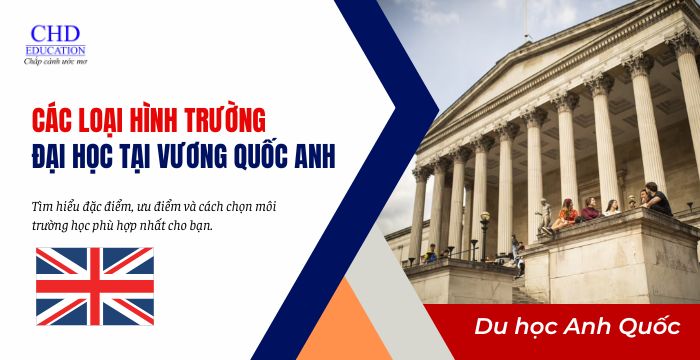 CÁC LOẠI HÌNH TRƯỜNG ĐẠI HỌC TẠI VƯƠNG QUỐC ANH
