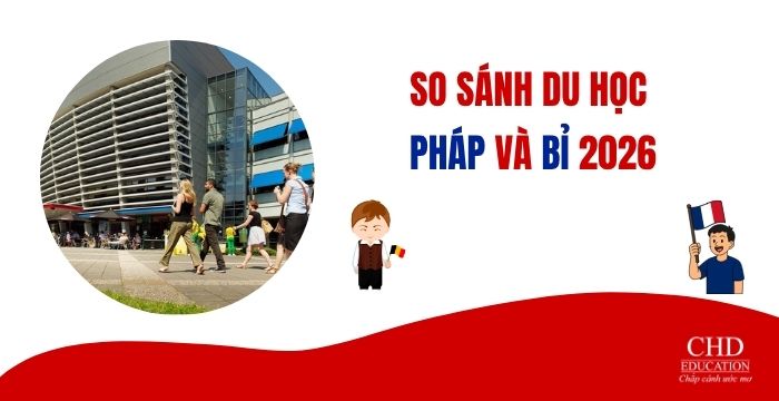 So sánh du học Pháp và Bỉ