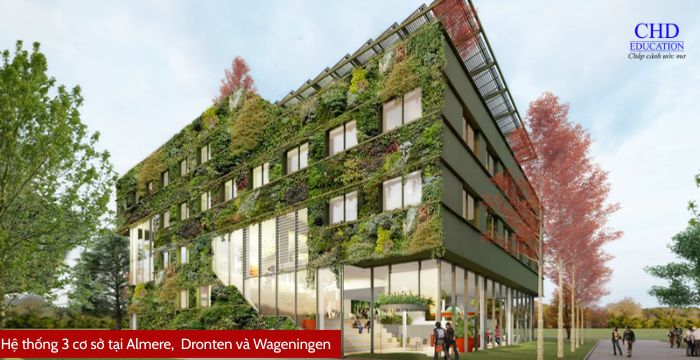 Hệ thống ba cơ sở: Almere, Dronten và Wageningen